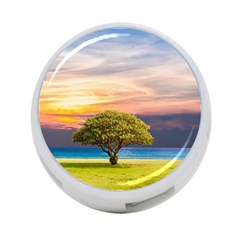 Tree Sea Grass Nature Ocean 4-port Usb Hub (one Side) by Celenk