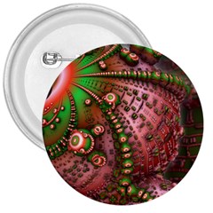 Fractal Symmetry Math Visualization 3  Buttons by Celenk