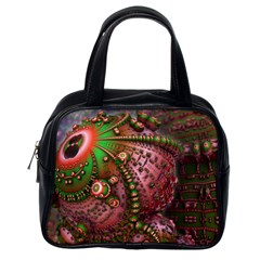 Fractal Symmetry Math Visualization Classic Handbags (one Side) by Celenk