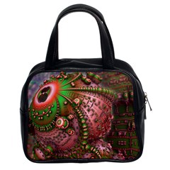 Fractal Symmetry Math Visualization Classic Handbags (2 Sides) by Celenk