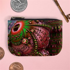 Fractal Symmetry Math Visualization Mini Coin Purses by Celenk