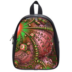 Fractal Symmetry Math Visualization School Bag (small) by Celenk