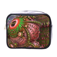 Fractal Symmetry Math Visualization Mini Toiletries Bags by Celenk