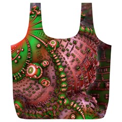 Fractal Symmetry Math Visualization Full Print Recycle Bags (l)  by Celenk