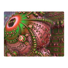 Fractal Symmetry Math Visualization Double Sided Flano Blanket (mini) 