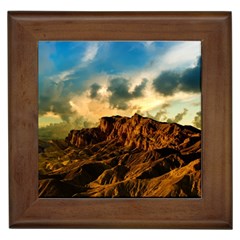 Mountain Sky Landscape Nature Framed Tiles