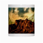 Mountain Sky Landscape Nature White Mugs Center