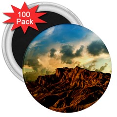 Mountain Sky Landscape Nature 3  Magnets (100 pack)