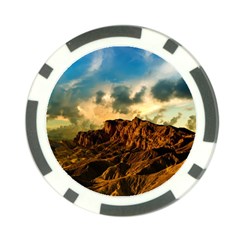 Mountain Sky Landscape Nature Poker Chip Card Guard