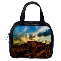 Mountain Sky Landscape Nature Classic Handbags (one Side) by Celenk