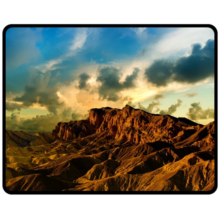 Mountain Sky Landscape Nature Fleece Blanket (Medium) 