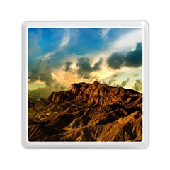 Mountain Sky Landscape Nature Memory Card Reader (square)  by Celenk