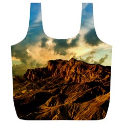 Mountain Sky Landscape Nature Full Print Recycle Bags (l)  by Celenk