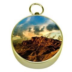 Mountain Sky Landscape Nature Gold Compasses