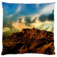 Mountain Sky Landscape Nature Large Flano Cushion Case (One Side)