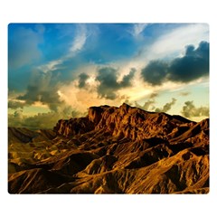 Mountain Sky Landscape Nature Double Sided Flano Blanket (Small) 