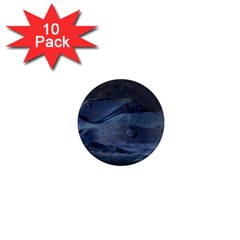 Landscape Night Lunar Sky Scene 1  Mini Magnet (10 Pack)  by Celenk