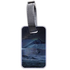 Landscape Night Lunar Sky Scene Luggage Tags (two Sides)