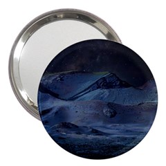 Landscape Night Lunar Sky Scene 3  Handbag Mirrors by Celenk