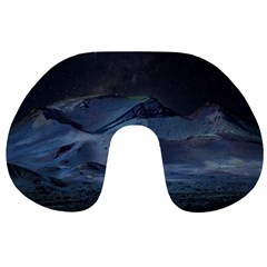 Landscape Night Lunar Sky Scene Travel Neck Pillows by Celenk