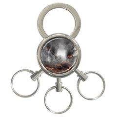 Armageddon Destruction Apocalypse 3-ring Key Chains by Celenk