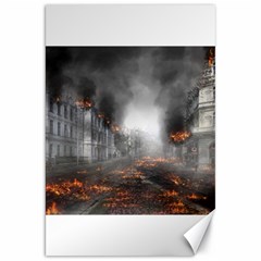 Armageddon Destruction Apocalypse Canvas 20  X 30   by Celenk