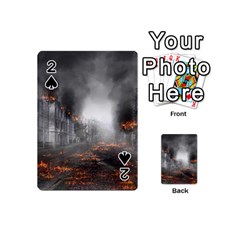 Armageddon Destruction Apocalypse Playing Cards 54 (mini)  by Celenk