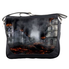 Armageddon Destruction Apocalypse Messenger Bags by Celenk