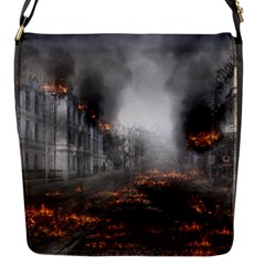 Armageddon Destruction Apocalypse Flap Messenger Bag (s) by Celenk