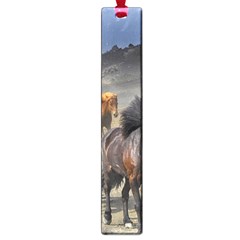 Horses Stampede Nature Running Large Book Marks by Celenk