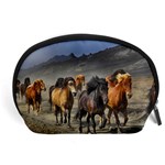 Horses Stampede Nature Running Accessory Pouches (Large)  Front