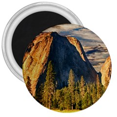 Mountains Landscape Rock Forest 3  Magnets by Celenk