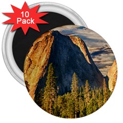 Mountains Landscape Rock Forest 3  Magnets (10 Pack)  by Celenk