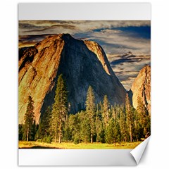 Mountains Landscape Rock Forest Canvas 11  X 14   by Celenk