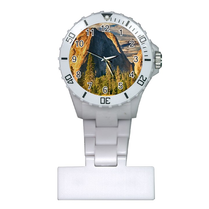 Mountains Landscape Rock Forest Plastic Nurses Watch