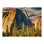 Mountains Landscape Rock Forest Double Sided Flano Blanket (Mini)  35 x27  Blanket Back