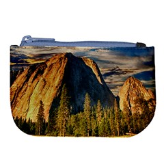 Mountains Landscape Rock Forest Large Coin Purse by Celenk