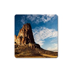 Mountain Desert Landscape Nature Square Magnet by Celenk