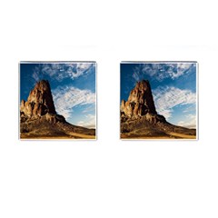 Mountain Desert Landscape Nature Cufflinks (square) by Celenk