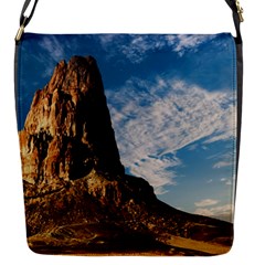 Mountain Desert Landscape Nature Flap Messenger Bag (s) by Celenk