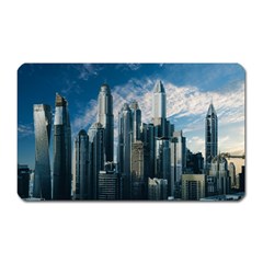 Skyscraper Cityline Urban Skyline Magnet (rectangular) by Celenk