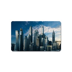 Skyscraper Cityline Urban Skyline Magnet (name Card) by Celenk