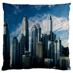 Skyscraper Cityline Urban Skyline Standard Flano Cushion Case (one Side) by Celenk