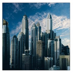 Skyscraper Cityline Urban Skyline Large Satin Scarf (square) by Celenk