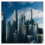 Skyscraper Cityline Urban Skyline Large Satin Scarf (Square) Front