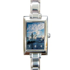 London Westminster Landmark England Rectangle Italian Charm Watch by Celenk