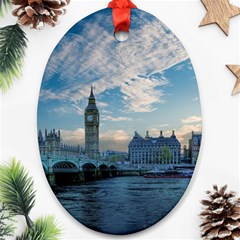 London Westminster Landmark England Ornament (oval) by Celenk