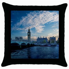 London Westminster Landmark England Throw Pillow Case (black) by Celenk