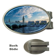 London Westminster Landmark England Money Clips (oval)  by Celenk