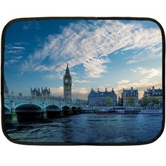 London Westminster Landmark England Fleece Blanket (mini) by Celenk